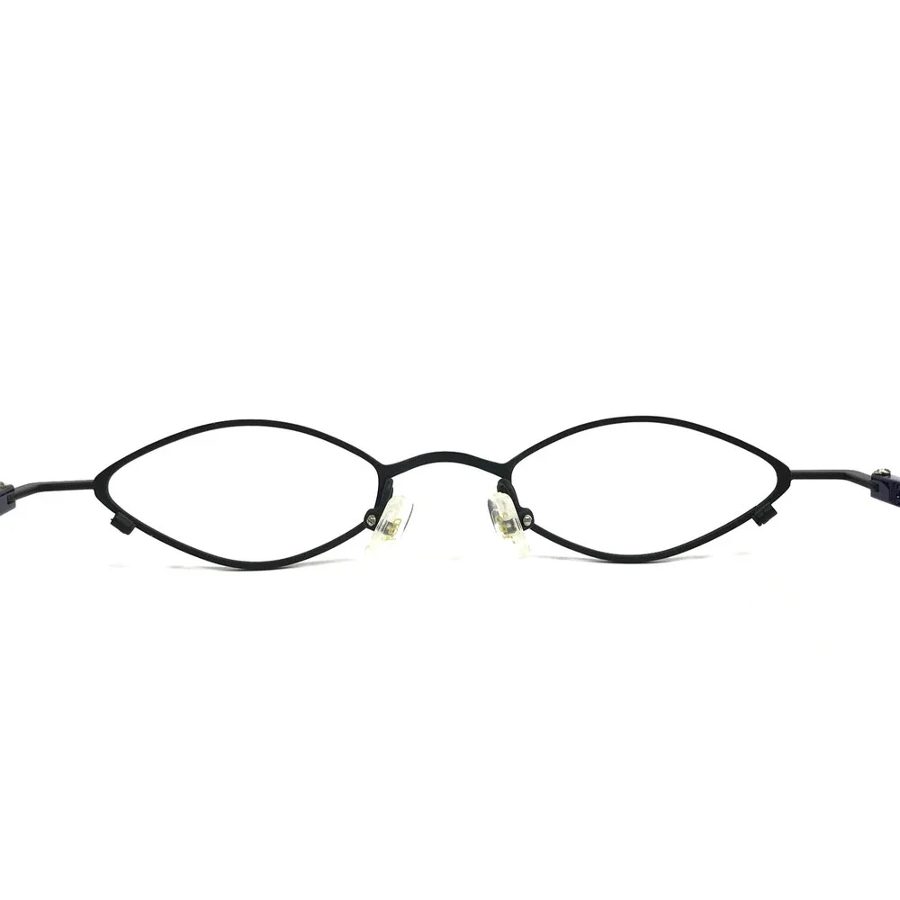 ogi Eyeglasses Frames 9006 COL. 501 Black Purple Oval Wire Rim 43-20-140
